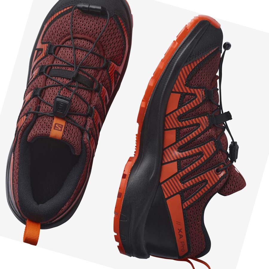 Salomon XA PRO V8 Trail Futócipő Gyerek Narancssárga | HU 3593RVD